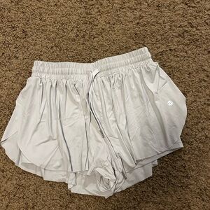 Women's White Athletic Shorts